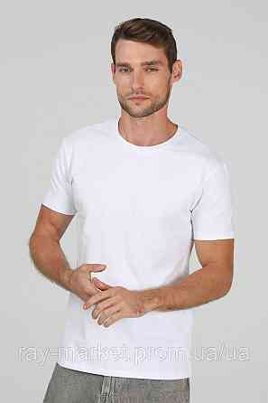 Футболка базова Ray Premium Fit чоловіча біла (U0102-White) S Київ
