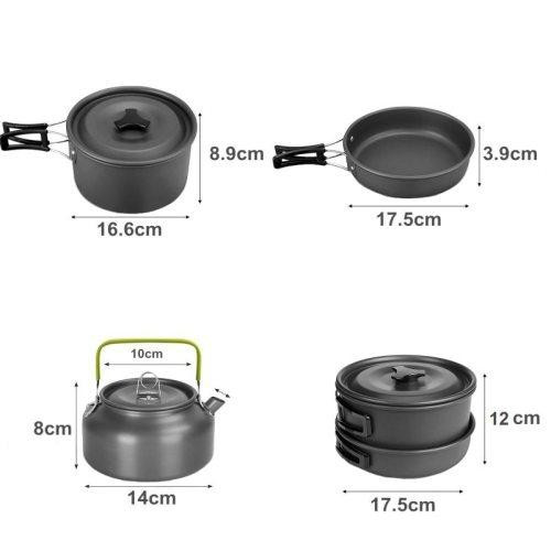 Набір туристичного посуду Ranger Prius Lux 9 предметів + чохол Вінниця - фото 9