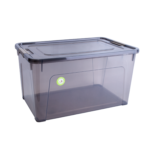 Контейнер 40 л 49*32*39 см коричневий прозорий/какао Smart Box Алеана Житомир - фото 1