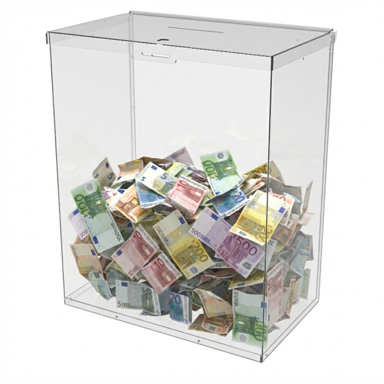 Ящик EKOSTAR с замком для пожертвований и сбора денег 400x245x500. Объем 49 литров Киев