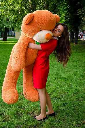 М'яка  іграшка подарунок на 8 березня плюшевий ведмедик Рафаель 160 см Карамельний Тернопіль