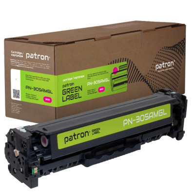 Картридж Patron HP 305A (CE413A) magenta Green Label (PN-305AMGL) Винница - изображение 1