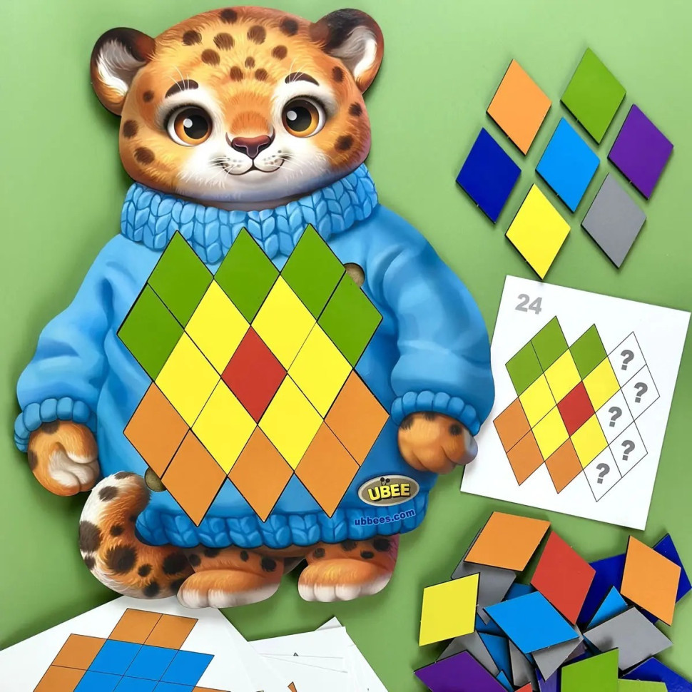 Розвиваючий пазл-вкладиш "Гепард" (ПСД289) PSD289 Вінниця - фото 8