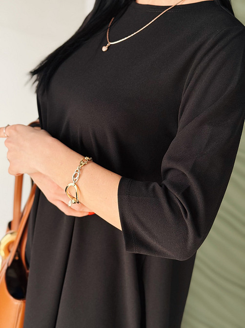 Сукня трапеція з мереживом "Emma"| Норма і батал Київ - фото 10