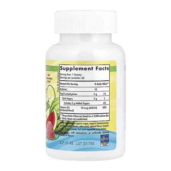 Витамин Д3 для детей Nordic Naturals Gummies Kids 60 жев сахар Киев