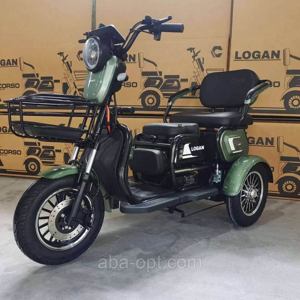 Електричний трицикл Corso Logan S 1200W-72вт-23А/ч шини 10"-10" купить в интернет магазине Одеса - фото 10