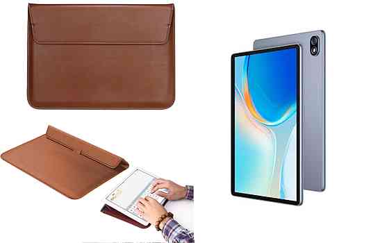 Чехол-конверт VitoCase для Ulefone Tab W10, с функцией подставки для планшета Коричневый Киев