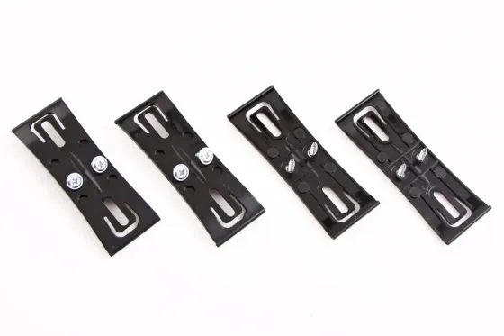 Рамка под номер безрамочная Red Hill черная широкая невидимая (на два номера) Винница