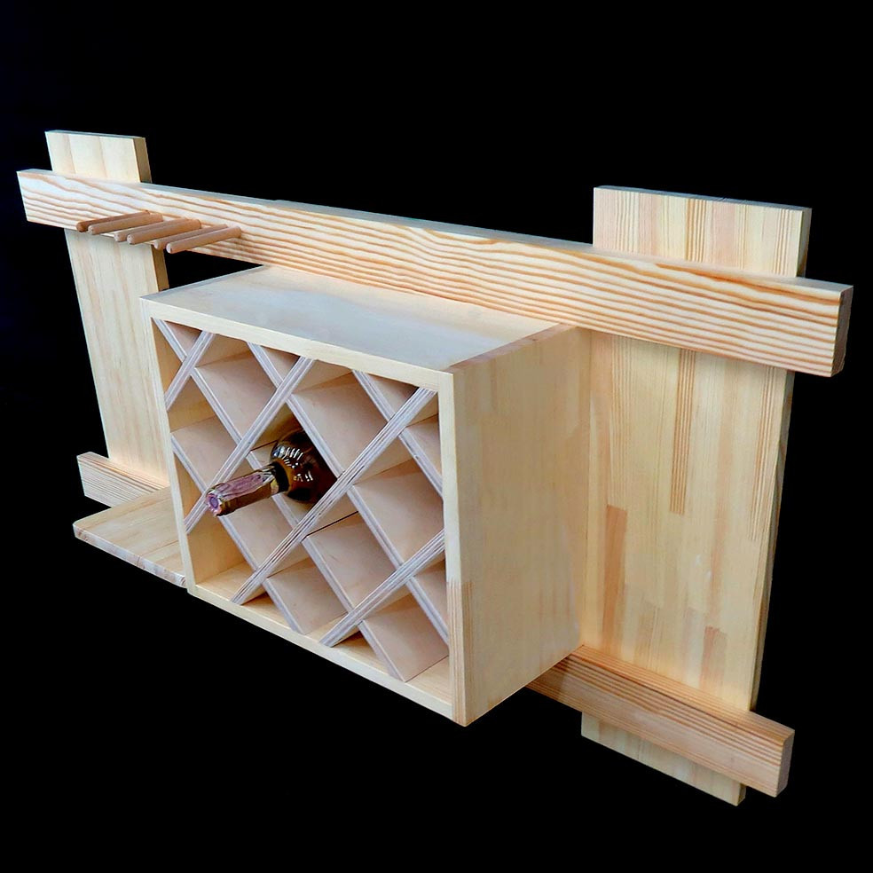 Настінна винна полиця "Майбара" бланже Миколаїв - фото 4