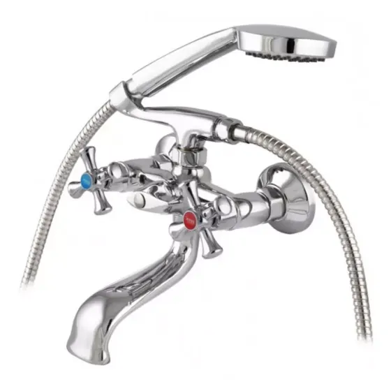 Смеситель для ванны двухвентильный WEZER DAK3-827 с гарнитуром Киев