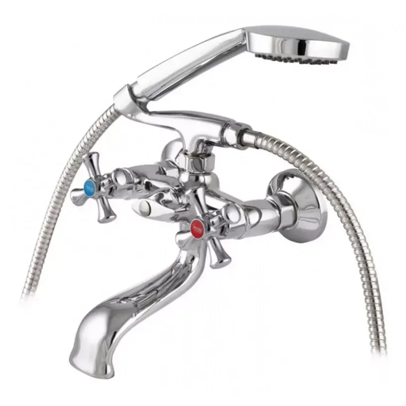 Смеситель для ванны двухвентильный WEZER DAK3-827 с гарнитуром Киев - изображение 2