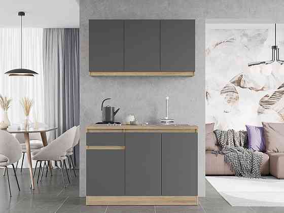 Кухня модульна Эверест Оптима набор №5 Графит 1,2 м (без столешницы) (DTM-5710) Львов