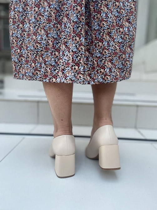 Loretta Туфлі жіночі LORETTA бежеві еко-шкіра каблук 6 см 36р.-23.5см. 38р.-25см. (A320-5) Коломыя - изображение 4