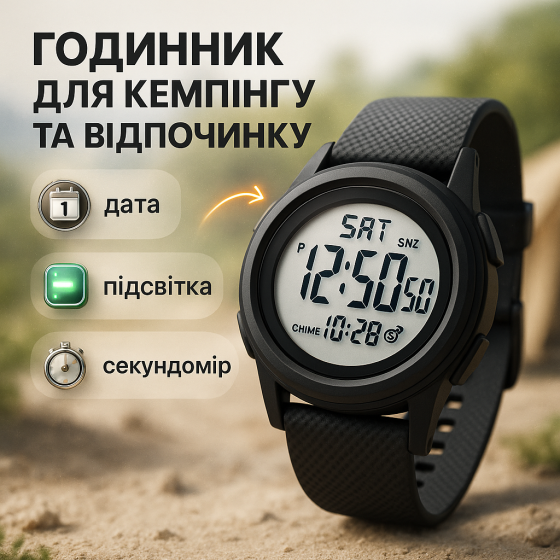 Водонепроницаемое часы, Военные часы с подсветкой, Повседневные спортивные часы спортивные скмей OJ-34 Львов