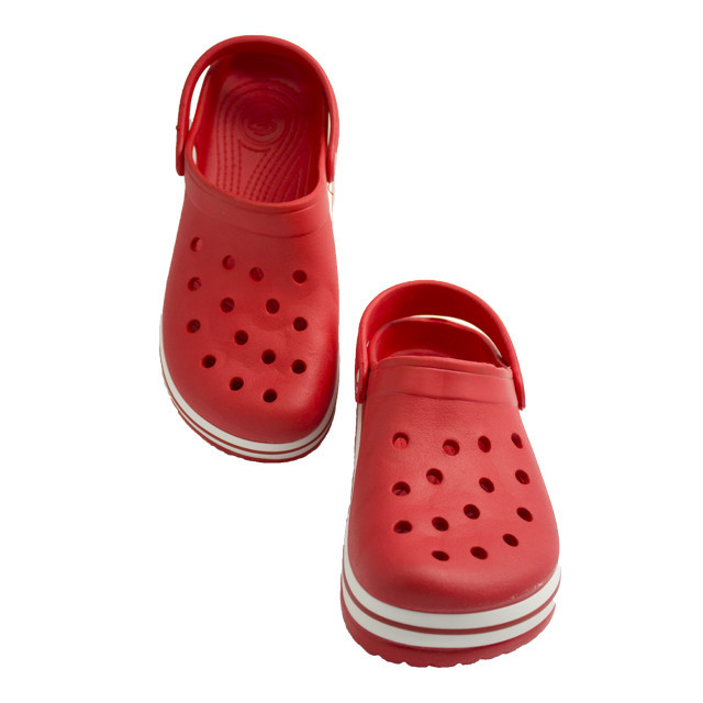 Шаги жіночі сабо "Like Crocs" шльопанці щоденні закриті червоні гумові Київ - фото 9
