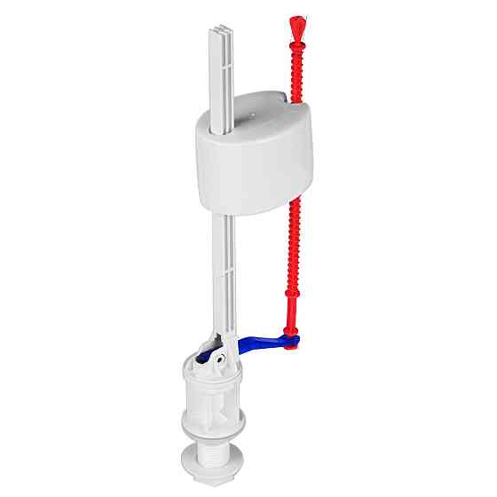 Комплект арматури для змивного бачка з нижнью подачею води 1/2″, з одним режимом зливу АБк-12 Киев