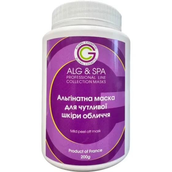 Альгінатна маска для чутливої шкіри обличчя Mild peel off mask ALG & SPA, 25г Дніпро