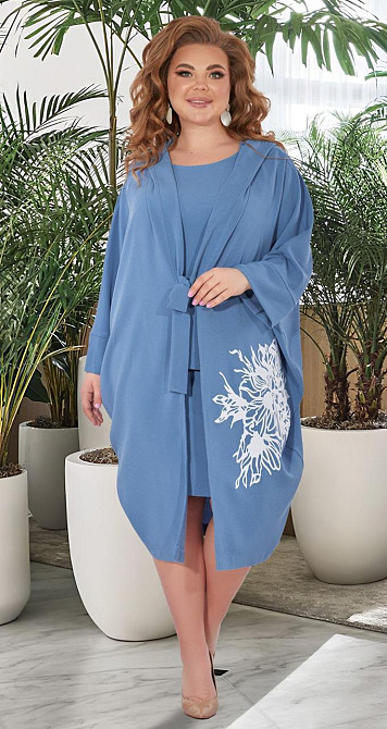 Ошатний червоний костюм великого розміру (50) Київ - фото 3