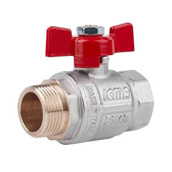 Кран кульовий Icma 3/4" прямий No351 Київ