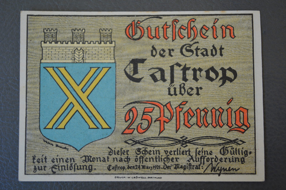 Німеччина Нотгельд 25 Pf 19..р.( 9) Полтава - фото 1