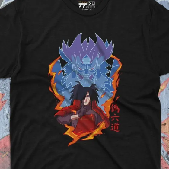 Футболка для подростка мальчика с принтом Наруто Мадара Сусано Размер 160 Anime10513 Днепр