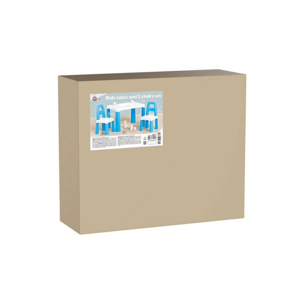 Детский стол с двумя стульями 0471TXK бело-синий Винница - изображение 3