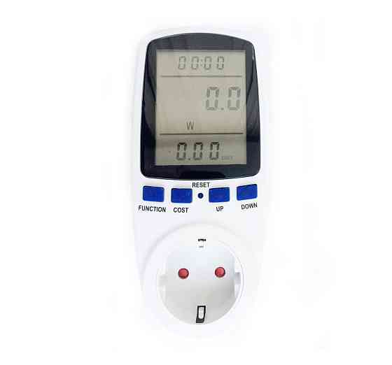 Энергометр ватметр амперметр вольтметр розетка Intertek Cat 2 3680W Винница