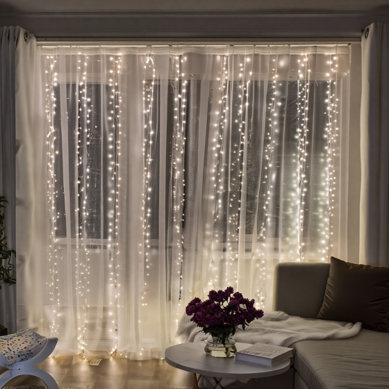 Гірлянда "Хвойна лапа" 3х2 м, 400 LED, біле світло Київ