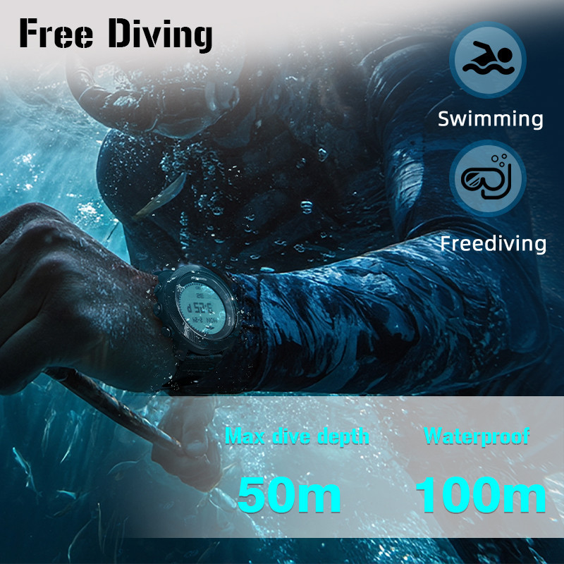 Часы мужские водостойкие North Edge Apache Model D с компасом Черный Винница - изображение 6