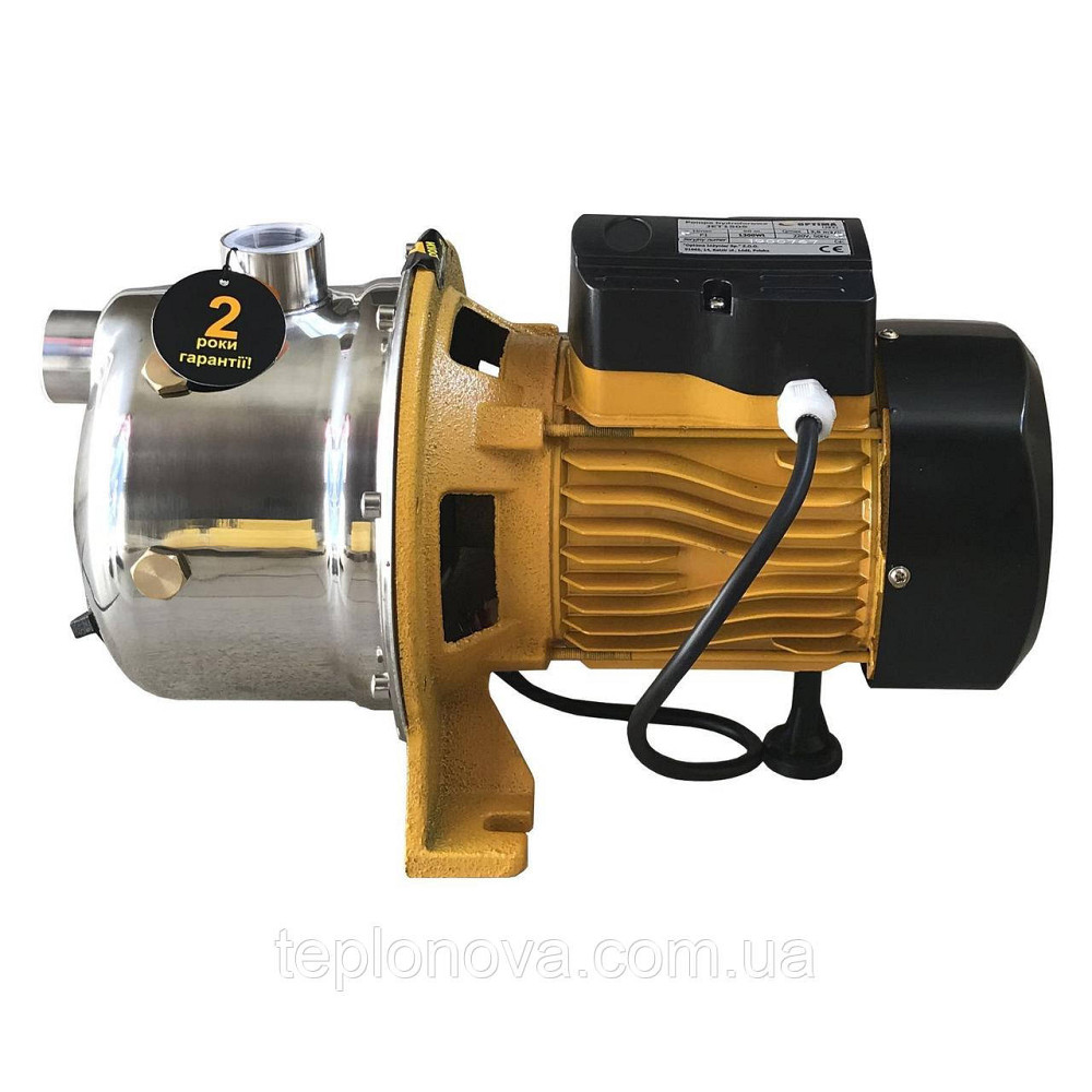 Насос відцентровий Optima JET150S 1,3 кВт неіржавка сталь Чернівці - фото 3