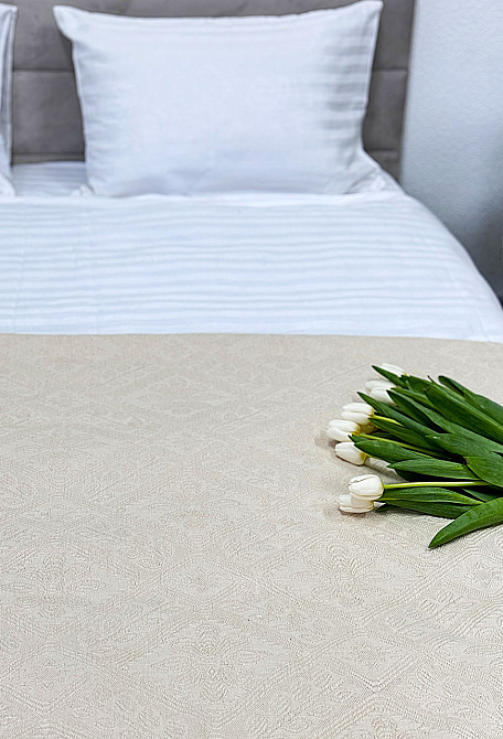 Ecotton Покривало Ecotton Pique 200х230 см натуральне молочний Natural в крафтовій подарунковій Коломия - фото 5