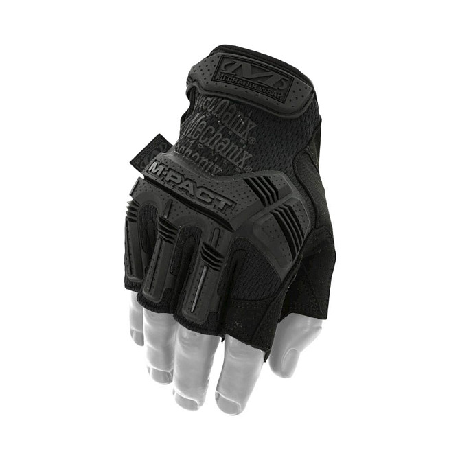 Військові штурмові рукавички без пальців Mechanix M-Pact Fingerless Чорний, XL Вінниця - фото 3