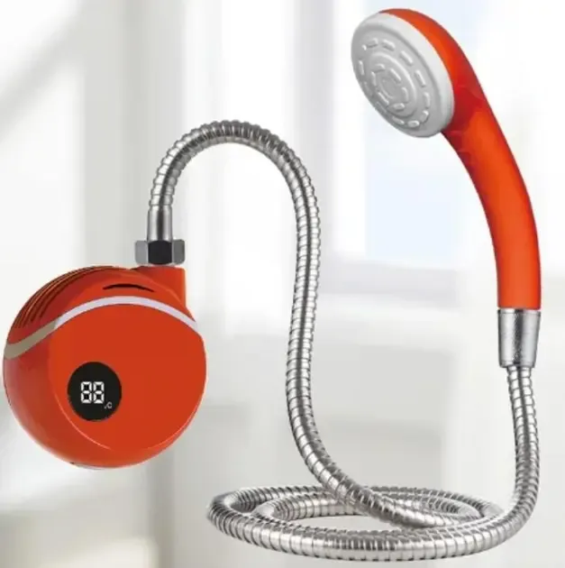 Душ портативный аккумуляторный переносной для кемпинга и дачи на Li-ion 2000 мАч Portable Outdoor Shower автономный с насосом Коломия - фото 1