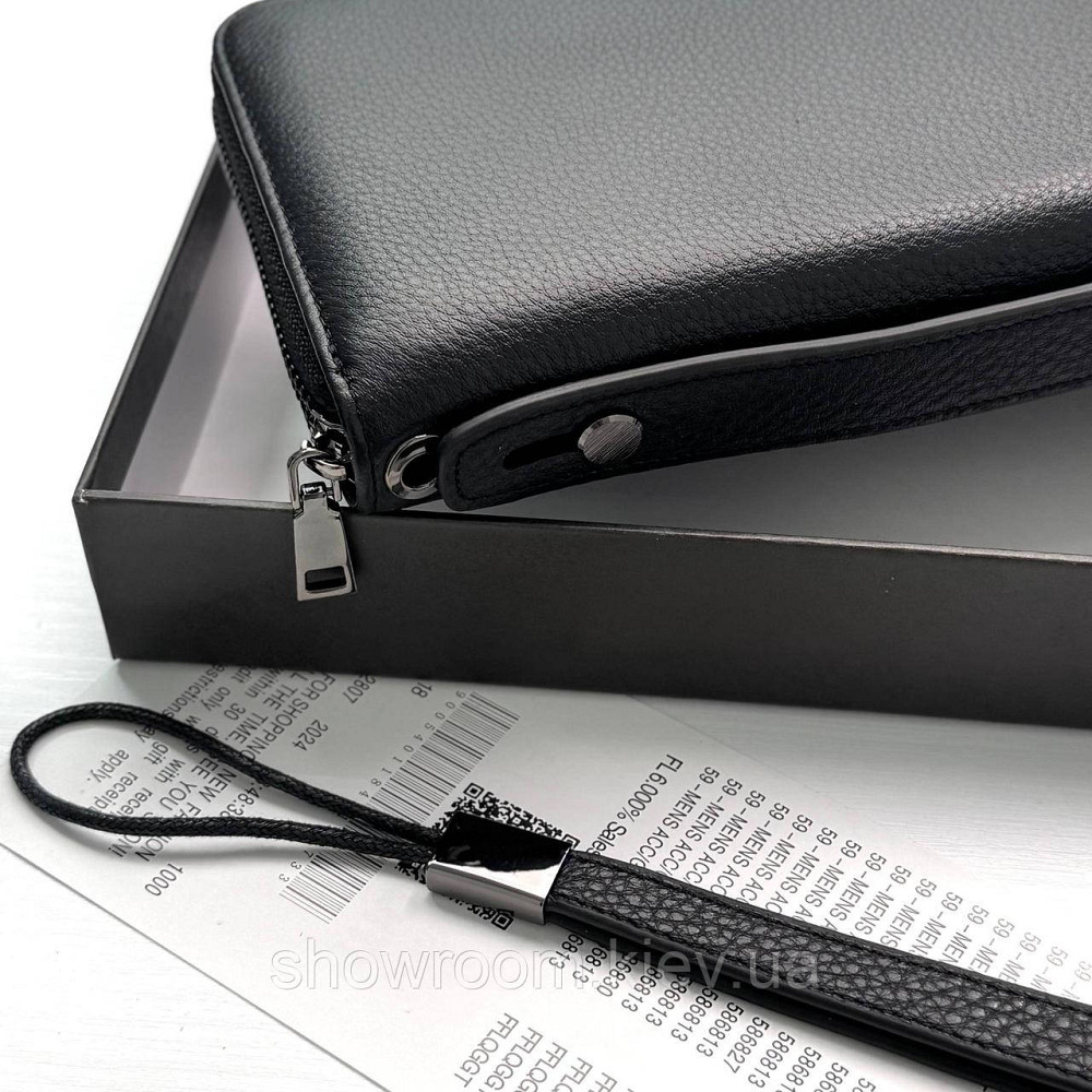 Шкіряний брендовий функціональний клатч TH (6615) Київ - фото 3