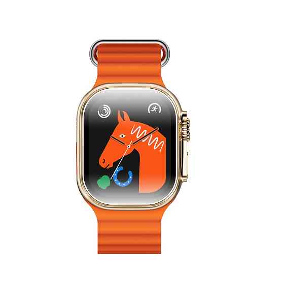 Смарт-годинник W&O X10 Ultra 49mm Золотий Київ