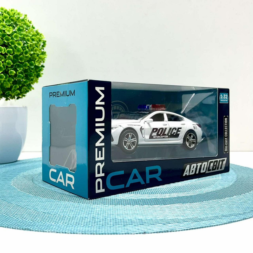 Машина Автосвіт BMW M8 інерційна відчиняються двері 16 см Біла (AP-1958) Чернігів - фото 7