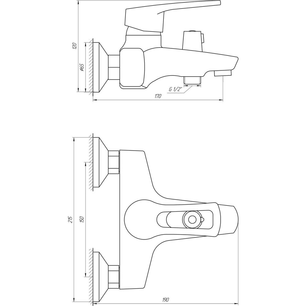 Смеситель для ванны DOMINO SIRIUS DSV-102NE (000017577) Киев - изображение 5