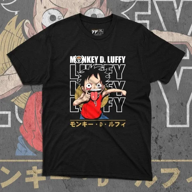 Футболка чоловіча з  принтом Ван Пис Luffy Fun Розмір 48 Anime0204 Дніпро - фото 1