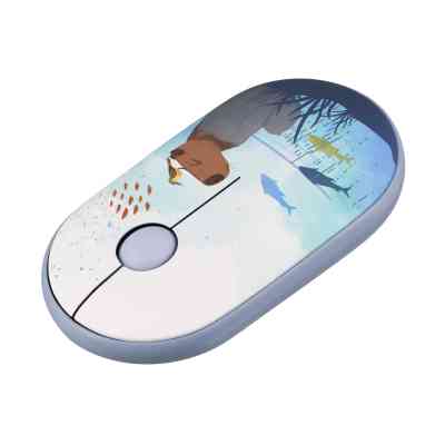 Мишка 2E MF300 CAPYBARASWIM Silent Wireless/Bluetooth Blue (2E-MF300WCAPIBARABL) Вінниця