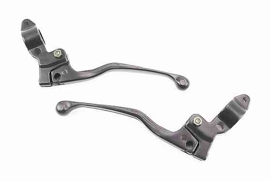 Важіль гальма, зчеплення з кріпленням к-кт 2шт (чорні) Тип 2 Київ