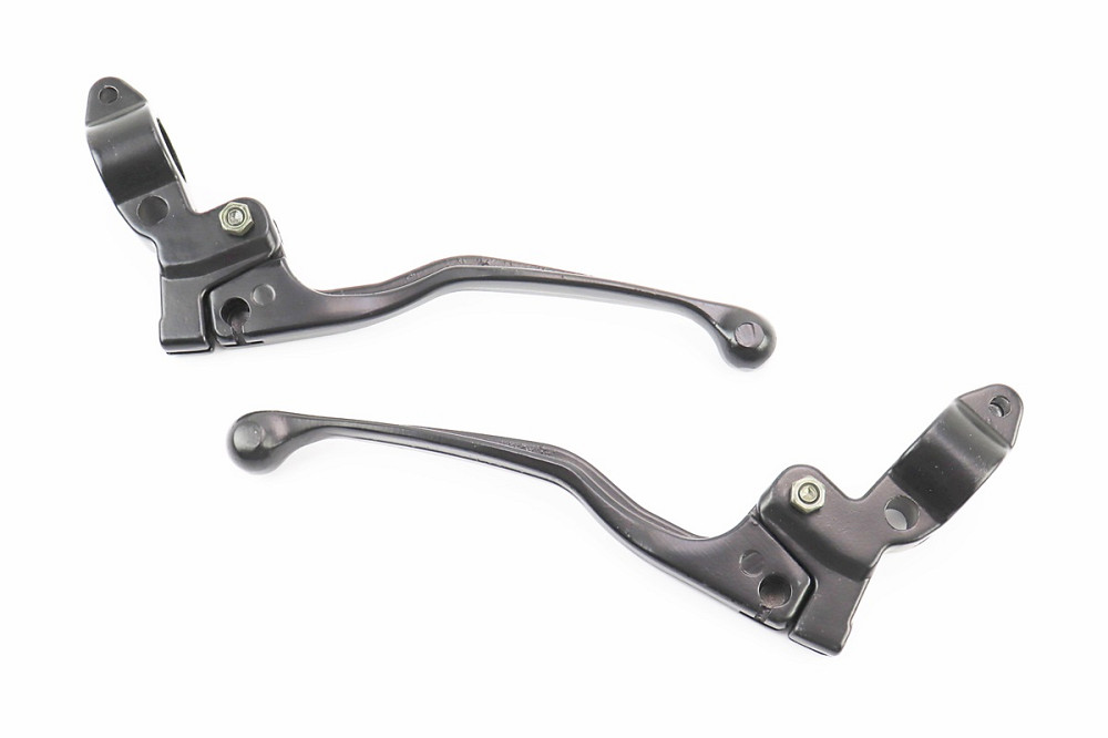 Важіль гальма, зчеплення з кріпленням к-кт 2шт (чорні) Тип 2 Київ - фото 2