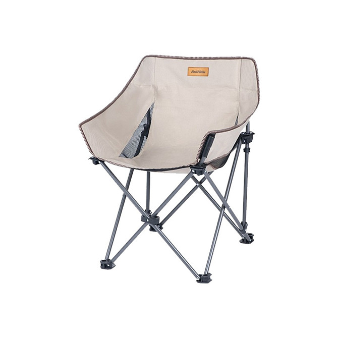 Складне крісло Naturehike NH20JJ022 600D Oxford Cotton сталь (Бежевий) Вінниця - фото 1
