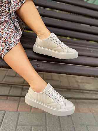 ALEX BENZ Кросівки жіночі ALEX BENZ 1016 капучіно (весна-осінь, шкіра натуральна) (4775) Коломия