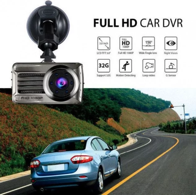 Автомобильный видеорегистратор DVR T666 Full HD Винница - изображение 8