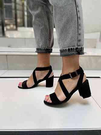 SANTINI Босоніжки жіночі SANTINI 439254-21 чорні (літо, замша натуральна) (3785) Коломия