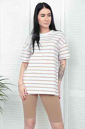 Костюм з велосипедками "Balance" оптом | Норма | Розпродаж моделі Капучіно, 42-44 Київ