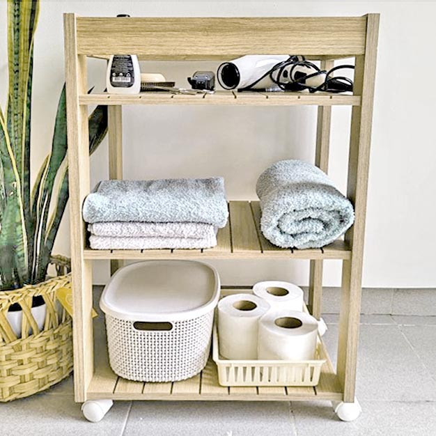 Етажерка для ванної на коліщатах "Пусман" бланже Миколаїв - фото 1