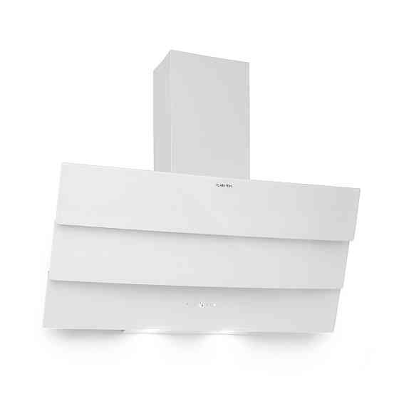 Вытяжка Antonia без головы 90 см 350 м³/ч сенсорная панель управления EEC B стекло белое 90 см | Белый Ровно