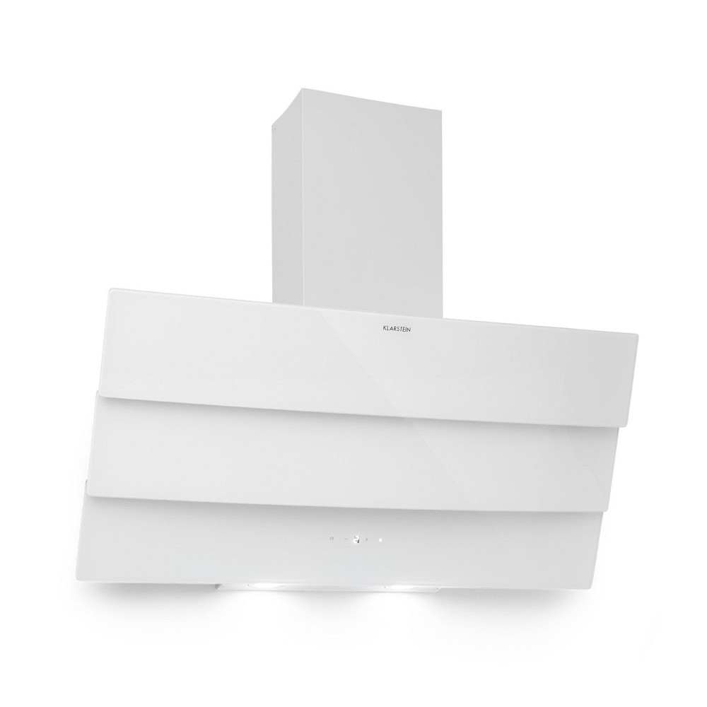 Витяжка Antonia без голови 90 см 350 м3/год сенсорна панель керування EEC B скло біле 90 см 
             Білий Рівне - фото 1