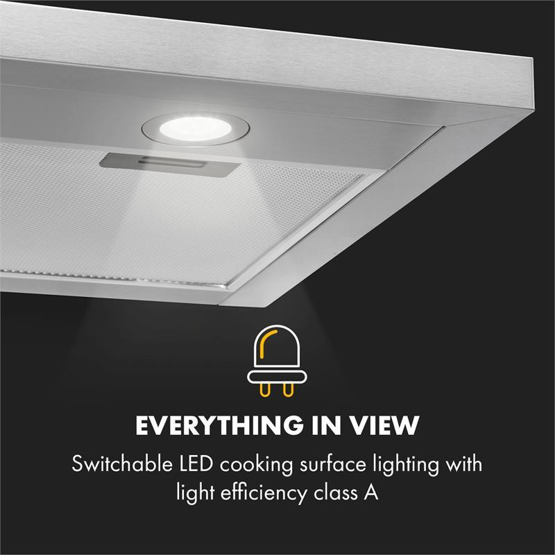 Витяжка Eliana 90 см пірамідальна конструкція 620 м3/год 2 світлодіодні лампи з неіржавкої сталі (Німеччина, Рівне - фото 8